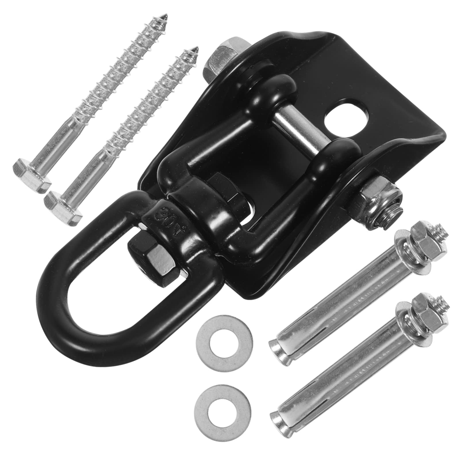 SUPVOX 1set Accessori Per Appendere Amache e Altro Ganci Rotanti Acciaio Inossidabile Moschettoni Resistenti Per Sospensione Facile Di Amache Sedie e Lampade Installazione Rapida e