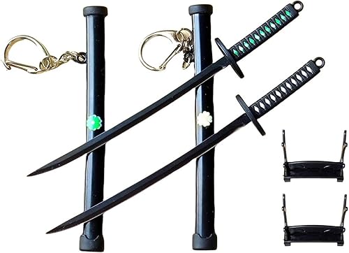 Miniatura 8 de SHARP CASTLE Mini katana japonesa, cuchillo de acero inoxidable ultra afilado de 5.7 pulgadas con vaina, llavero Katana de anime, cortador de