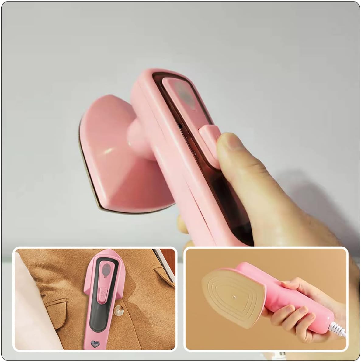 1set Heat Us Plug Held Practical Sewing Garment Quilting Small Electric Dry Micro Appliances Ironing Hand for of Heating Handheld Steam Fabric Business