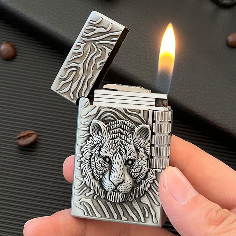 Encendedor vintage de llama suave con ignición vertical miniatura 5