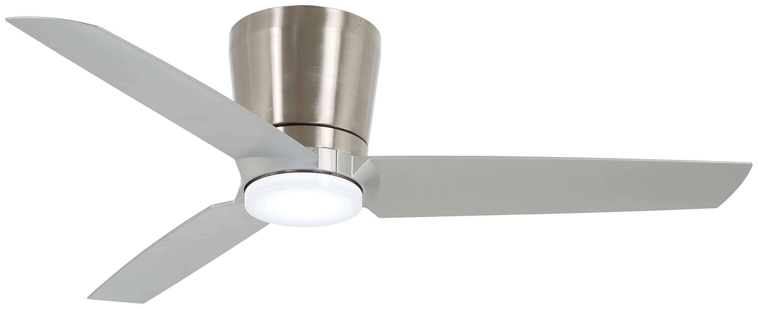 MINKA-AIREF671L-BN/SL Pure 48" Ceiling Fan, Brushed Nickel W/Silver