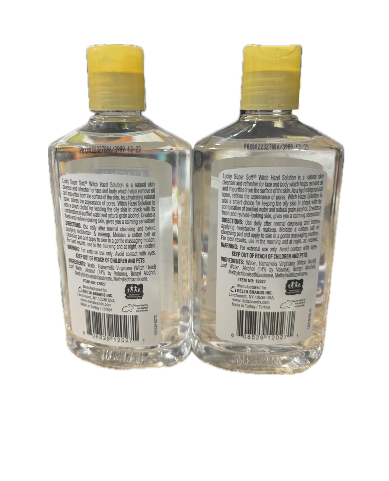 LUCKY SUPER SOFT Witch Hazel Solution, Clear