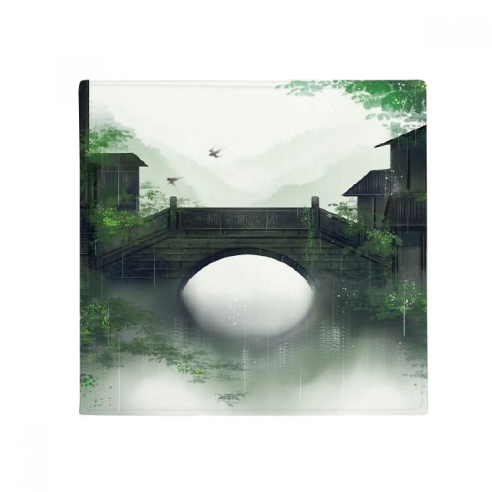 Cadeau maison tapis style chinois aquarelle multicolore unique