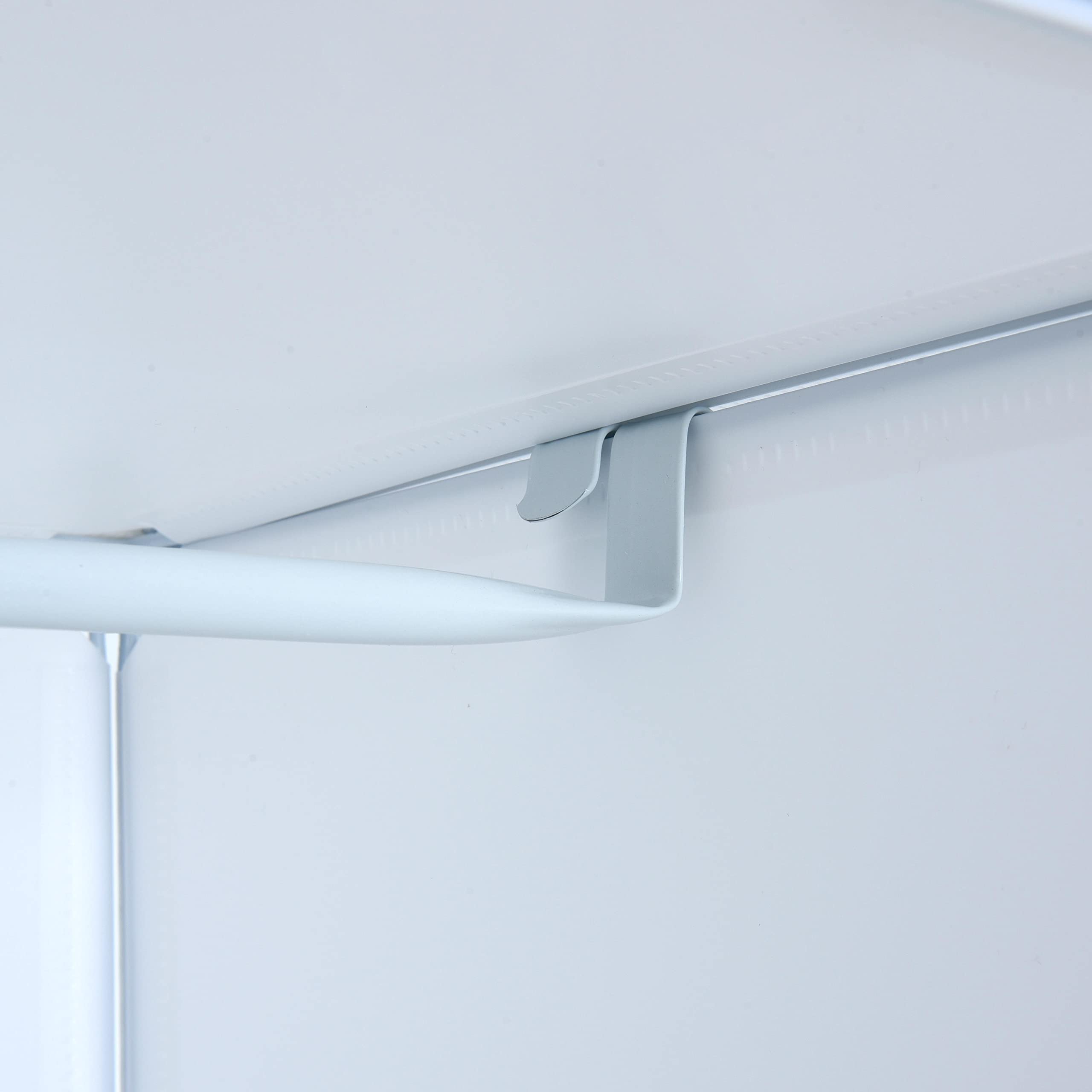 ESTEXO Regalsystem Würfelregal Steckregal mit Kleiderstange DIY Kunststoff Regal Stecksystem Kleiderschrank Weiß