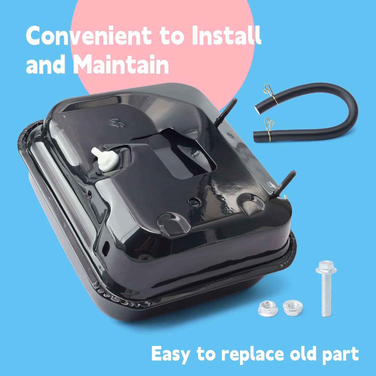 Depósito de combustible de gas compatible con Briggs & Stratton CR950 CR750 208cc 163cc 5HP 6.5HP OHV horizontal motor lavadora a presión trituradora trituradora divisor de troncos