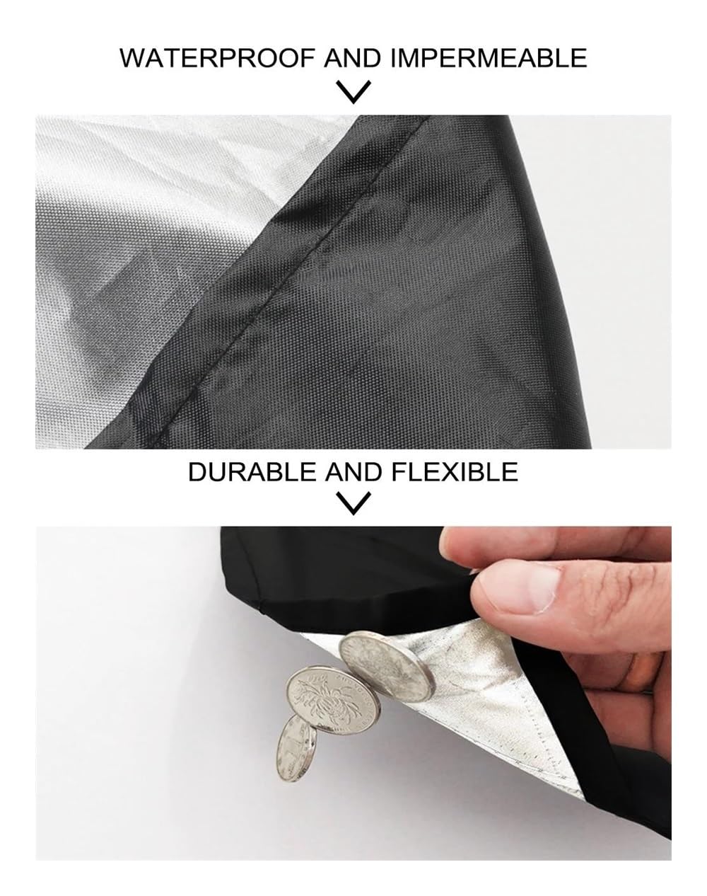 Couverture Pare-Brise Voiture Pare-Brise Avant De Voiture Couverture De Glace Et De Neige pour Hybride pour Yaris pour Auris Bache Pare-Brise