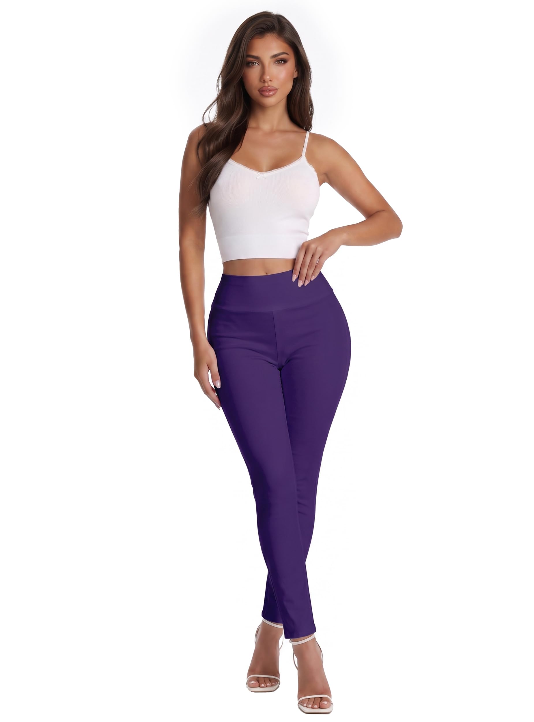 Hybrid &amp; Company Super Comfy Stretch with Full Elastic Waist Pull On Millennium Twill Pant