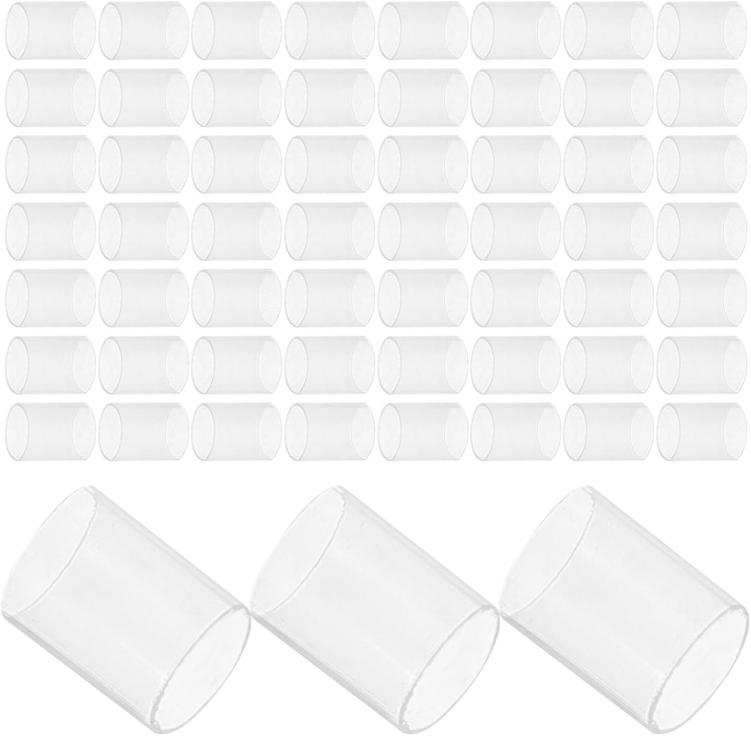 HOLIDYOYO PE Pip-e Pillow Stuffing, Bean Bag Filler Clear Pillow Stuffing Throw Pillow Tubing Stuffing for Small Dolls Part Pillow Comforter DIY