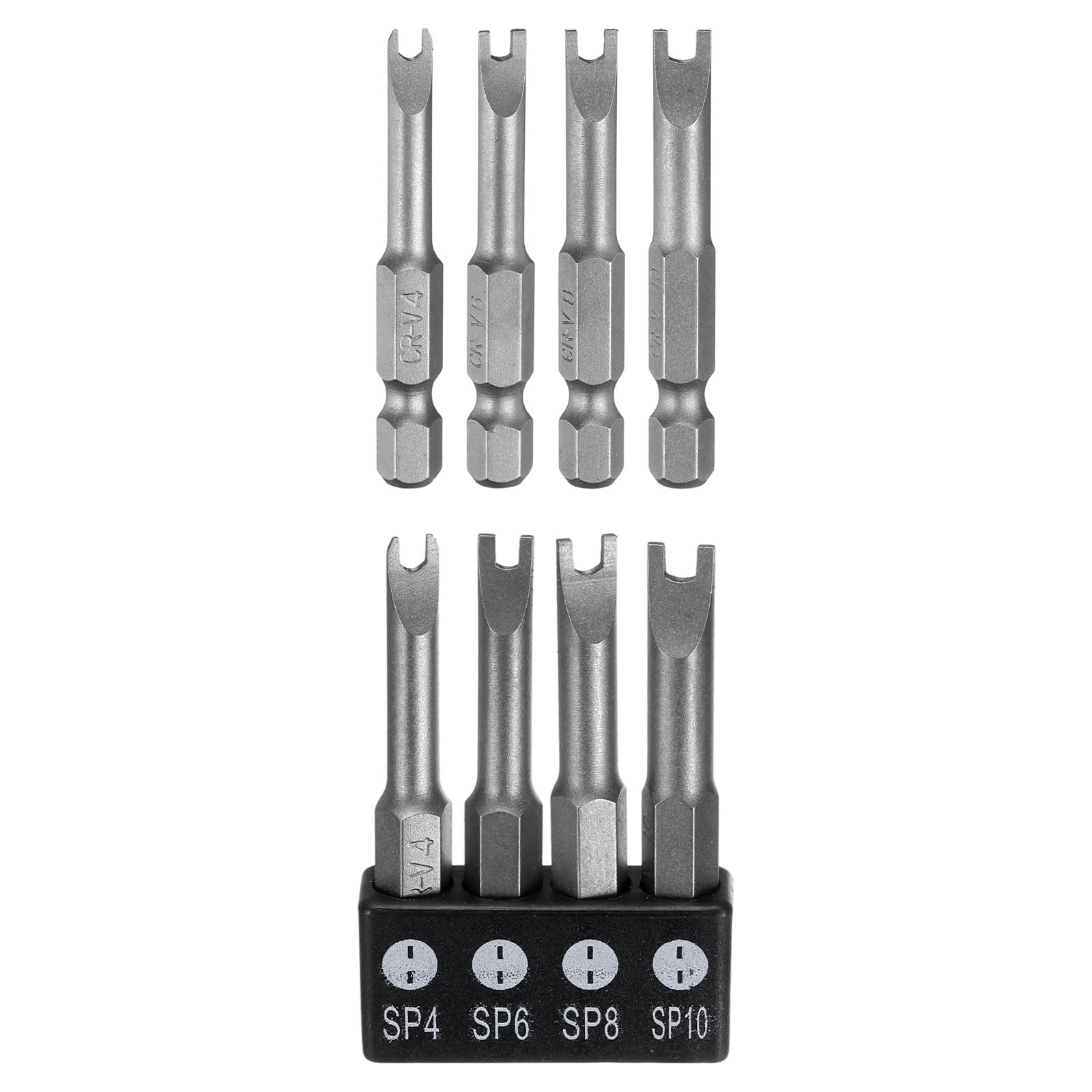 Puntas de destornillador magnético tipo Y Harfington SP4 a SP10 con vástago hexagonal de 1/4