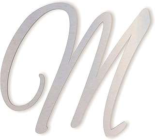 Metal Letter M for Above Bed, Letter for Above Crib, Letter for Front Door