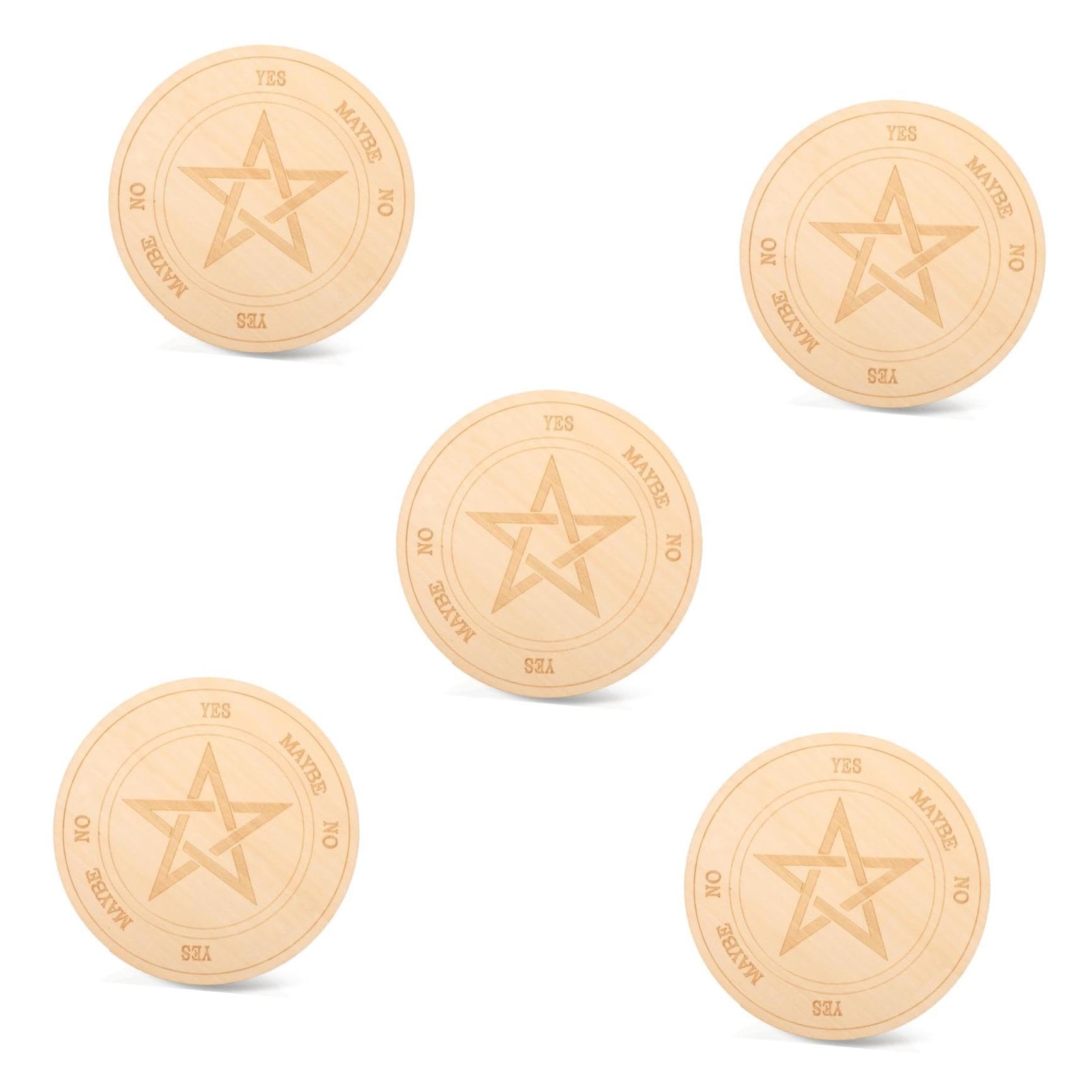 Tableau de message métaphysique pentagramme blanc pour médium - 8