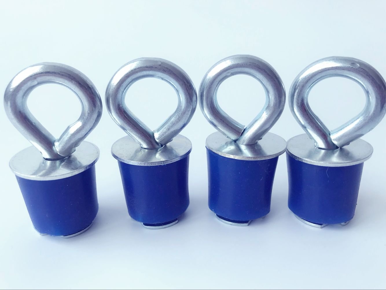 Motobiker  ATV Tie Down Anchors, 4 Pcs 1” ATV UTV Tie Down Anchors Suitable for Polaris Lock & Ride RZR(Up to 2020) 900 1000 / Sportsman/ACE - Not Fit Ranger or General (Blue)