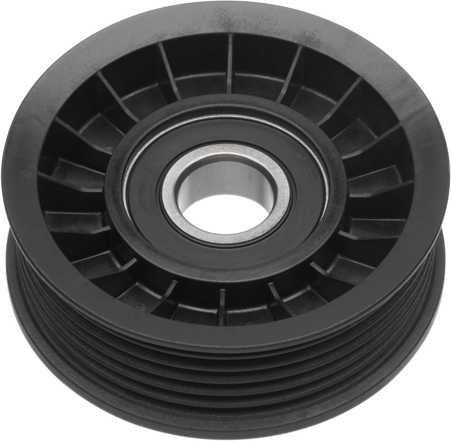 Grooved Pulley Accessory Drive Belt Idler Pulley Compatible With Chevrolet Uplander 2005 2006 2007 2008 2009 PC-332168