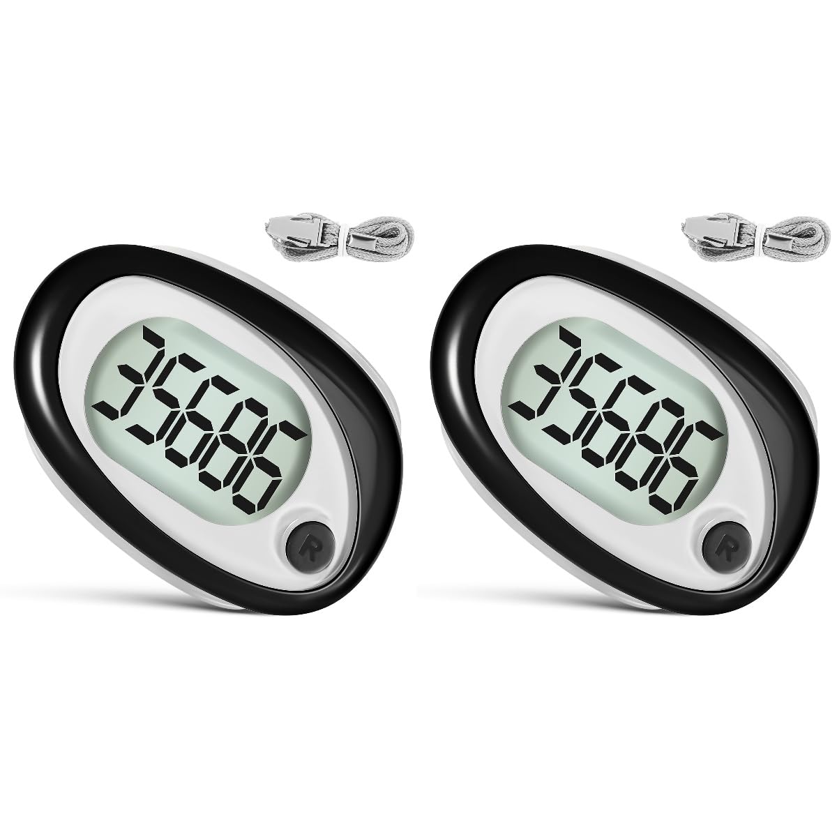 Hemobllo Pédomètre Compteur De De Remise en Forme sur Le Podomètre pour Marcher Portable Podomètres Sportifs Podomètre De Remise en Forme Comptoir Podomètre 3D Plastique Noir
