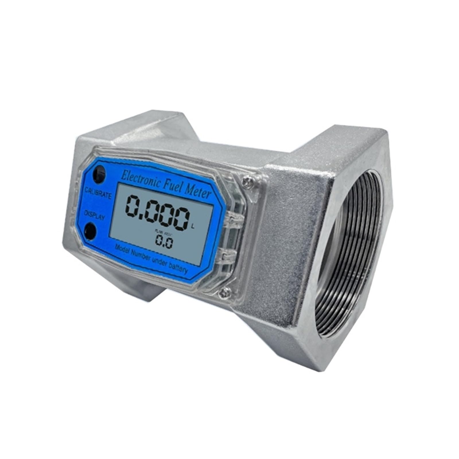 Misuratore Digitale Del Sensore Di Flusso Liquido Portata Carburante Acqua-turbina Da 1 Pollice/2 Pollici/2,5 Pollici/3 Pollici Prestazioni Stabili(2.5 inches)