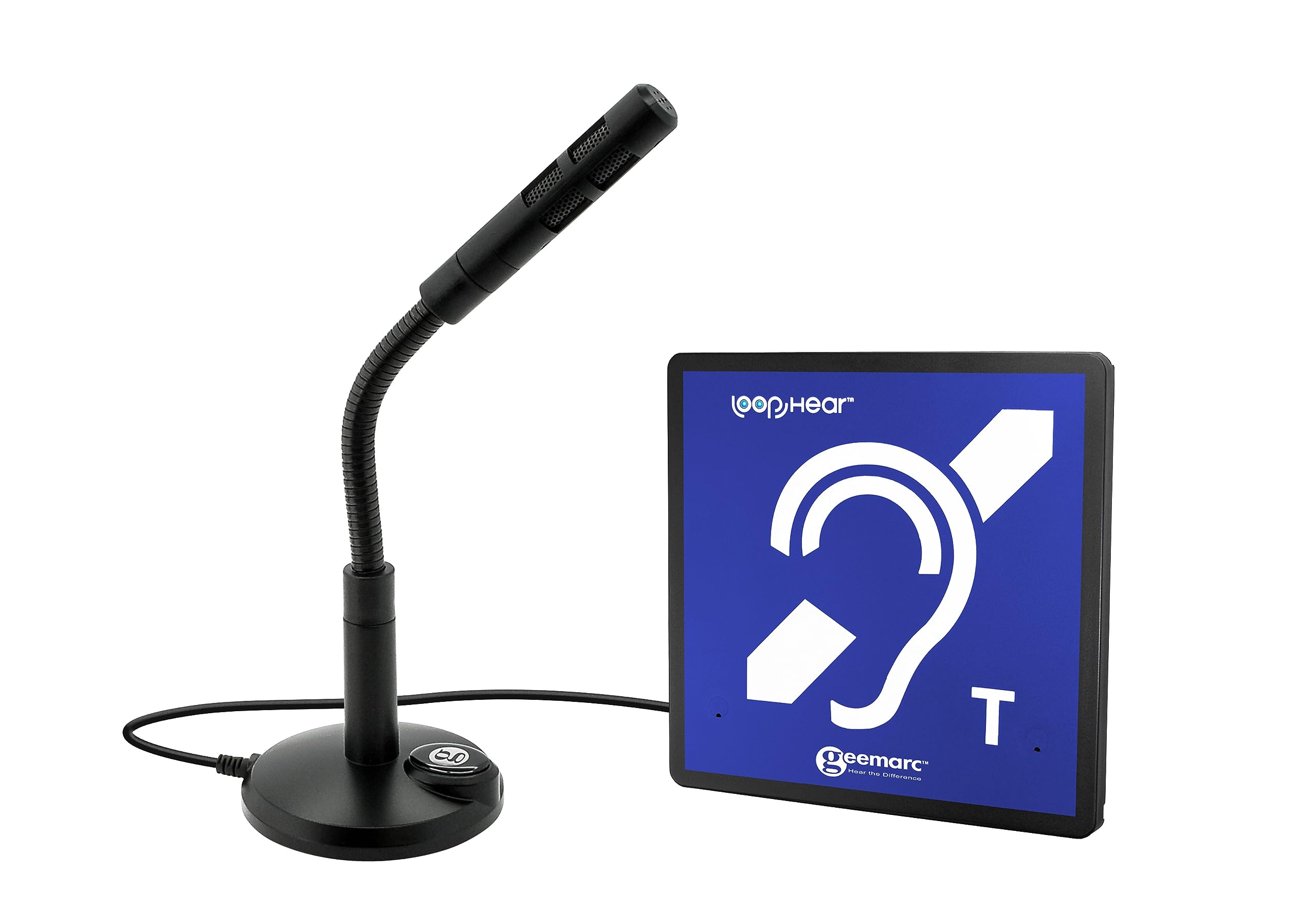 Geemarc WalLOOP Pack - Loop a Induzione Magnetica Fisso per Gli Esercizi Che Ricevono Il Pubblico - Rende i Banconi e Le Aree di Ricevimento Accessibili ai Non Udenti