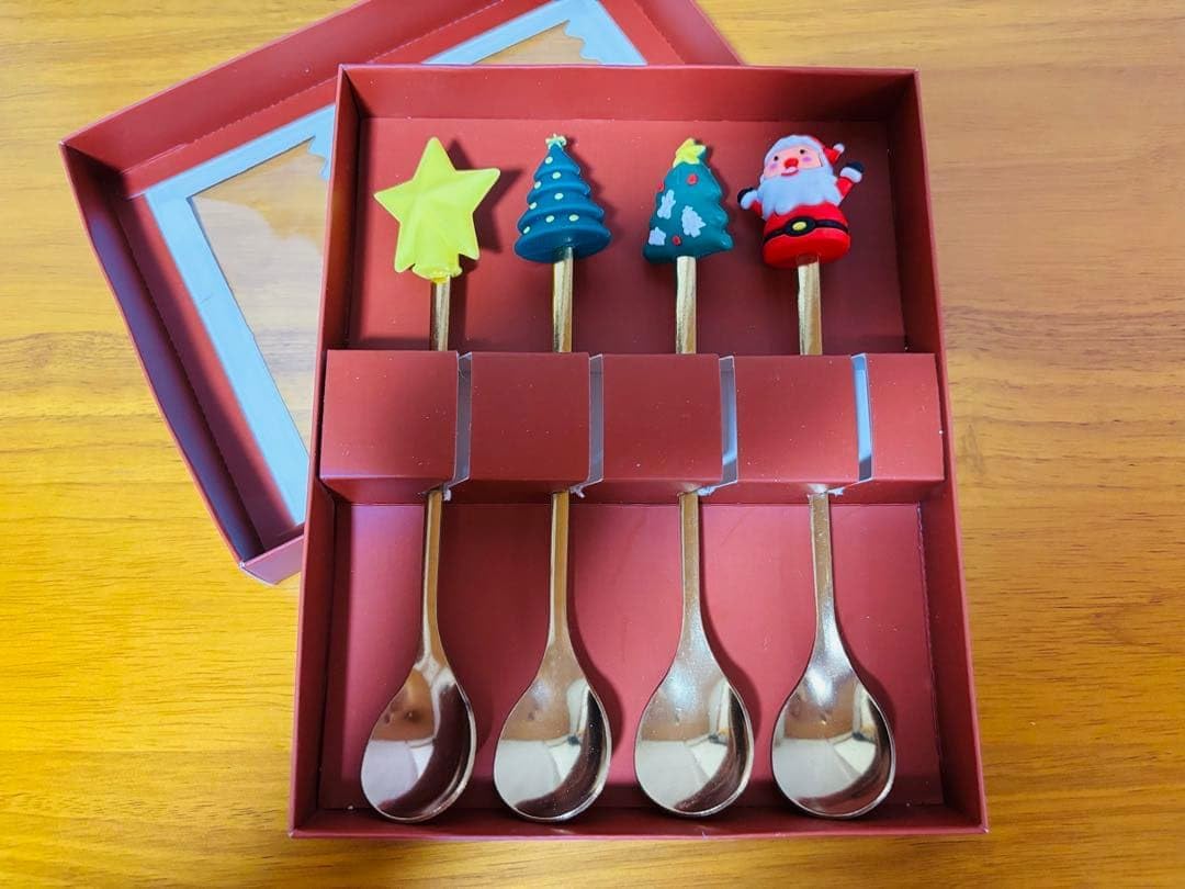 クリスマスカトラリーカトラリー4本セット