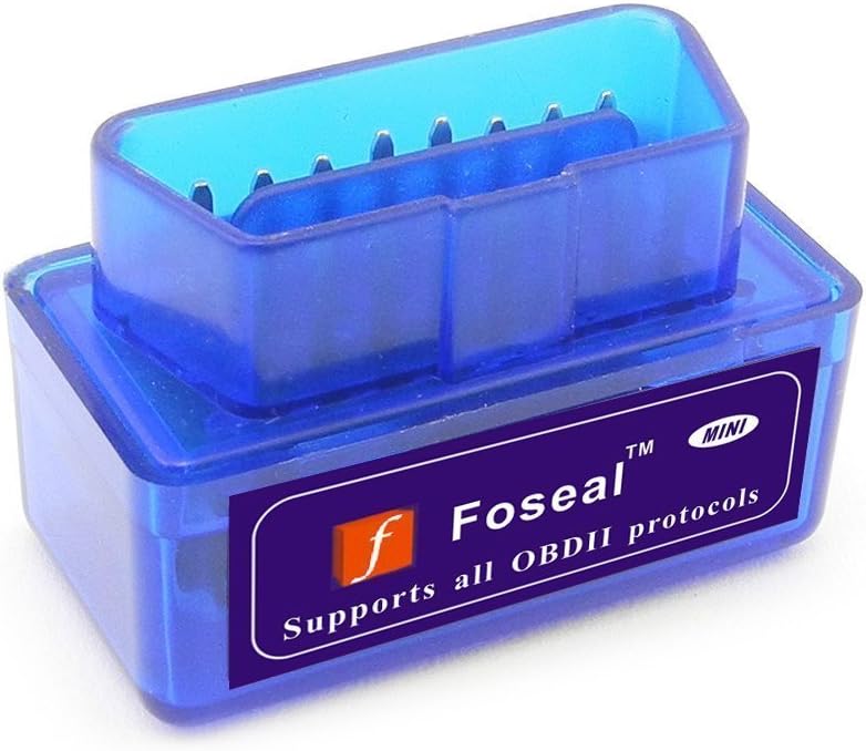 Foseal Car OBD2 OBD 2 OBDII Bluetooth Diagnostic Scan Tool Check Engine Light for Android & Windows System Torque Pro