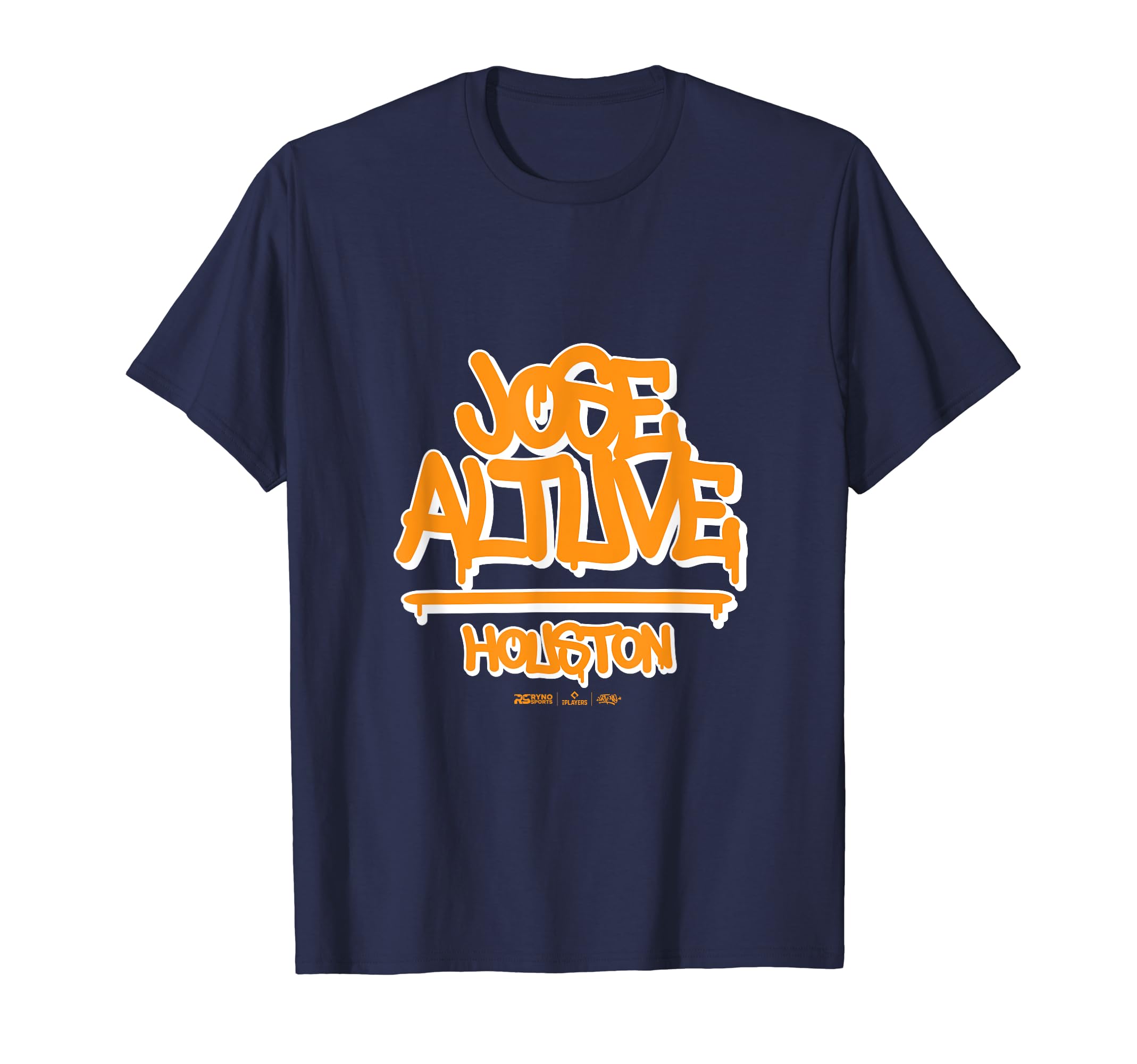 Jose Altuve Name & Number (Front & Back) Sket One MLBPA T-Shirt