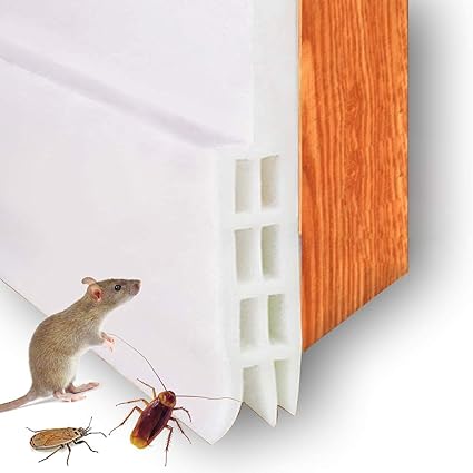 E-SMARTER Draft Excluder for Doors, 39in Self Adhesive Draught Excluder for Bottom of Door, Weather Proof Door Draught Excluder, Front Door Draught Excluder for Preventing Bugs, Energy Saving