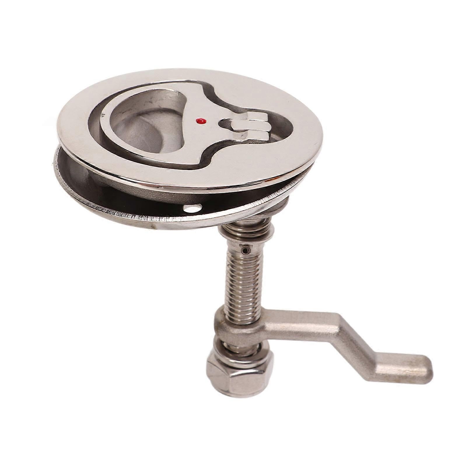 Boat Cam Latch 316 Stainless Steel Polished Adjustable Hatch Latch with Back Plate for Marine Ship