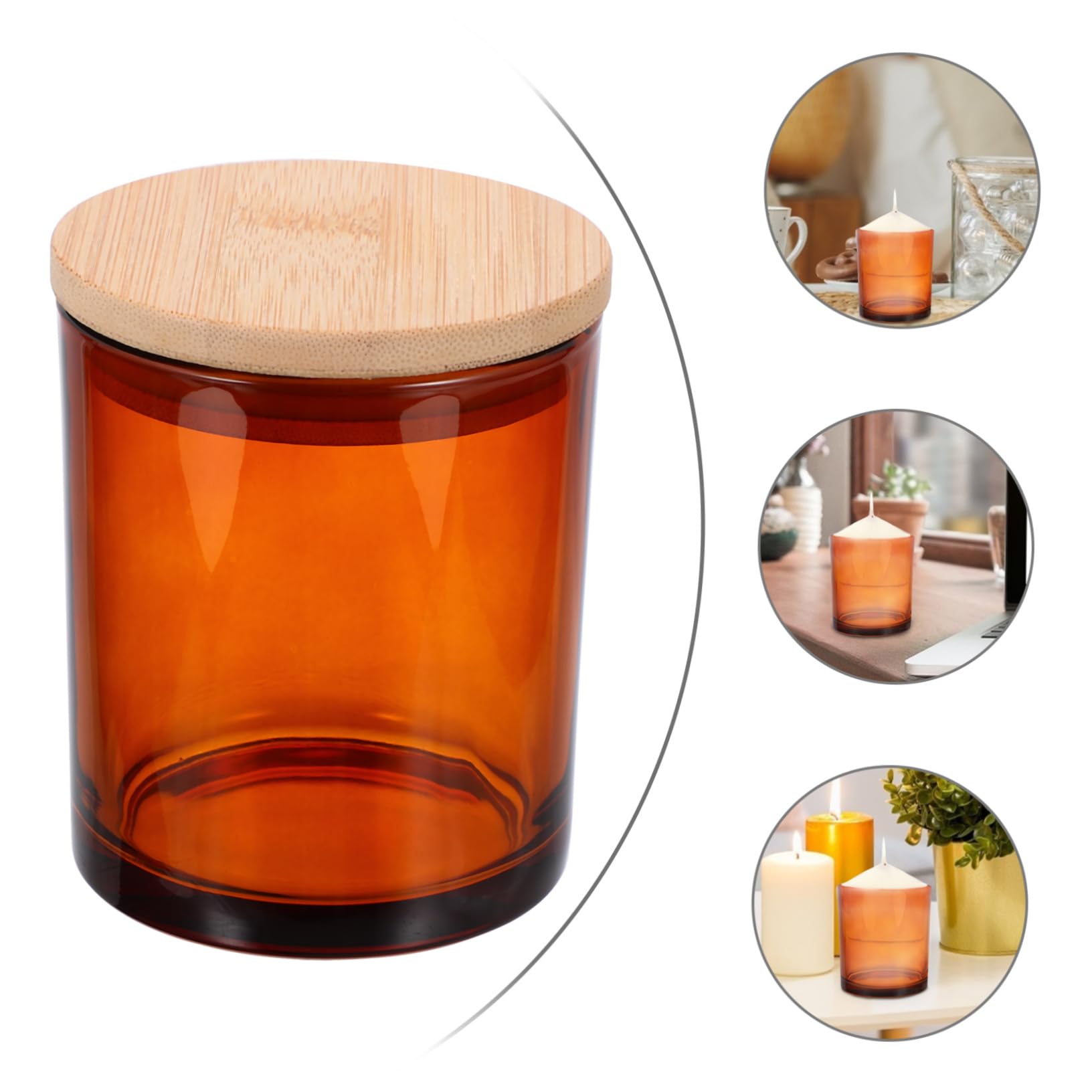 Artibetter 4juegos Latas De Vela Perfumada y Diy Frascos De Vidrio Aromaterapia y Regalos Especiales