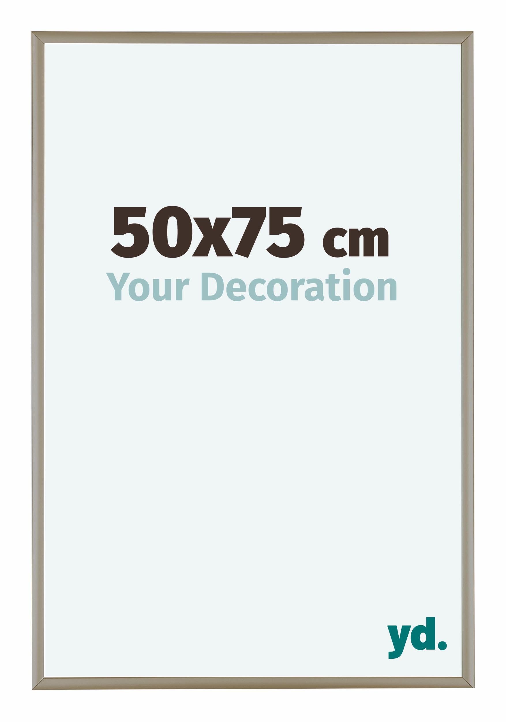 Your Decoration - Puzzle frame 50x75 - Champagne - Puzzle frame 500-1000 Pieces - Aluminium Photoframe - Kent