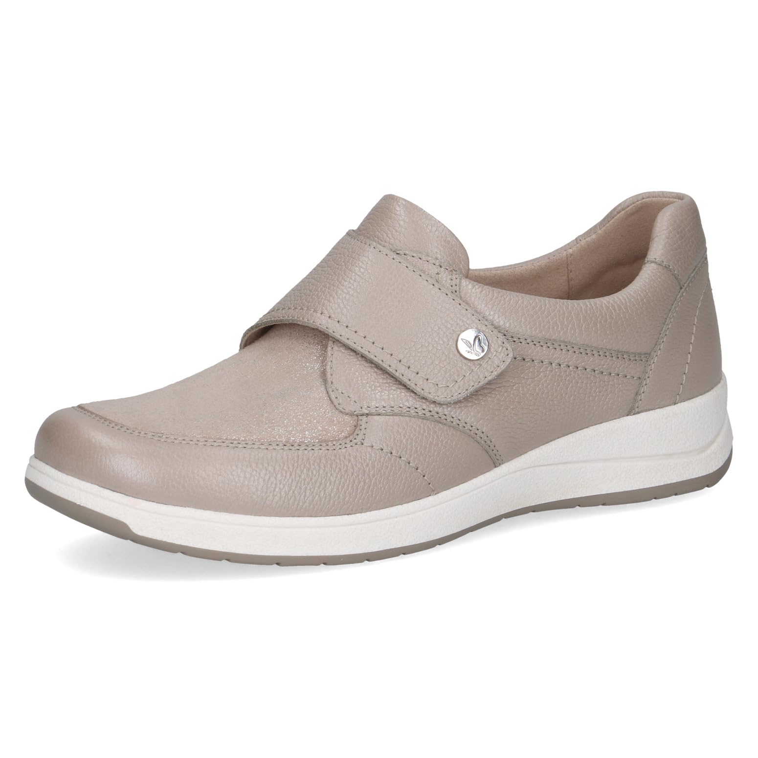 CAPRICE Women's Flat Loafer, Beige (Taupe Comb), 5 UK