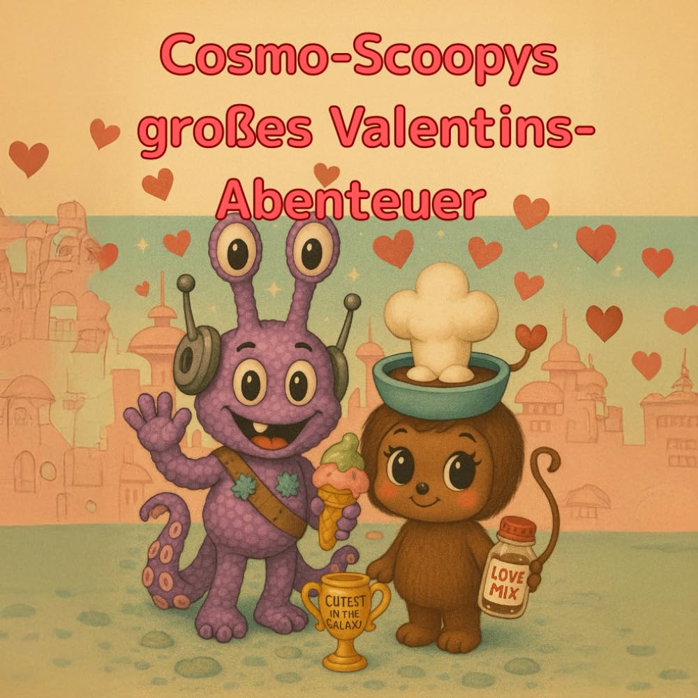 Cosmo-Scoopys großes Valentins-Abenteuer: Eine süße und eisige Reise (cosmo-scoopy (deutsche edition))