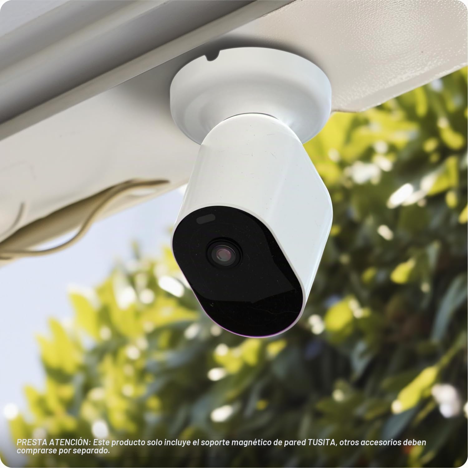 TUSITA Soportes de Pared Magnéticos Compatibles con Arlo Pro 5S 2K, Pro 4, Pro 3, Ultra 2, y Ultra Cámaras, 2 Pieza