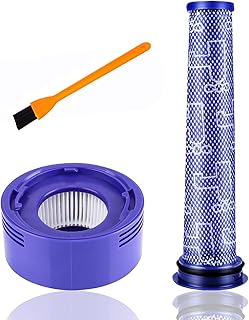 3 Pack V7 Post Motor Filter and Washable Pre HEPA Replacement Filter Kit Compatible with Filters Compatibale with Dyson V7 V8 Animal Cordless Vacuum Cleaners Replaces Par# DY-96566101,DY-96747801