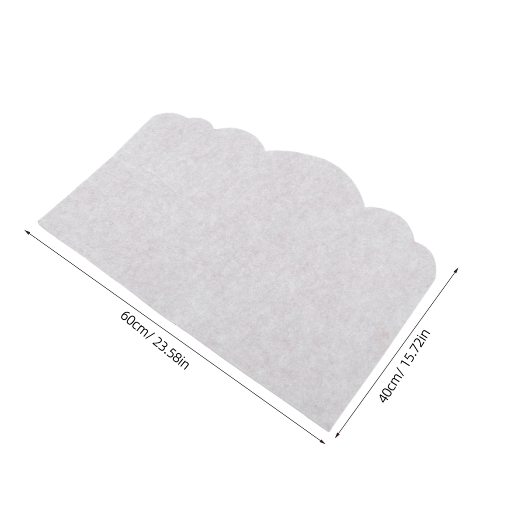 KONTONTY Self Adhesive Memo Wall Organizer for Living Room and Bedroom Versatile Decorative Felt Pin Board for Photos Stickers Items Light