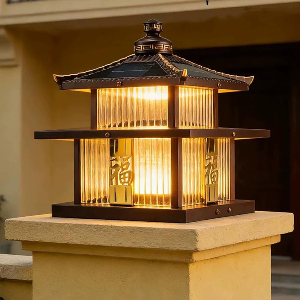 Odporna na warunki atmosferyczne solarna lampa ogrodowa