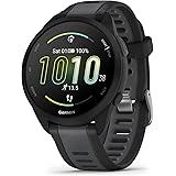 Garmin Forerunner 165, Running Smartwatch, Colorful AMOLED Display, Training Metrics and Recovery Insights, Black