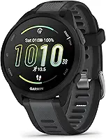 Garmin Relógio Forerunner 165 Music Preto 43mm com Monitor Cardíaco de Pulso e GPS