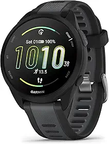 Garmin Relógio Forerunner 165 Music Preto 43mm com Monitor Cardíaco de Pulso e GPS