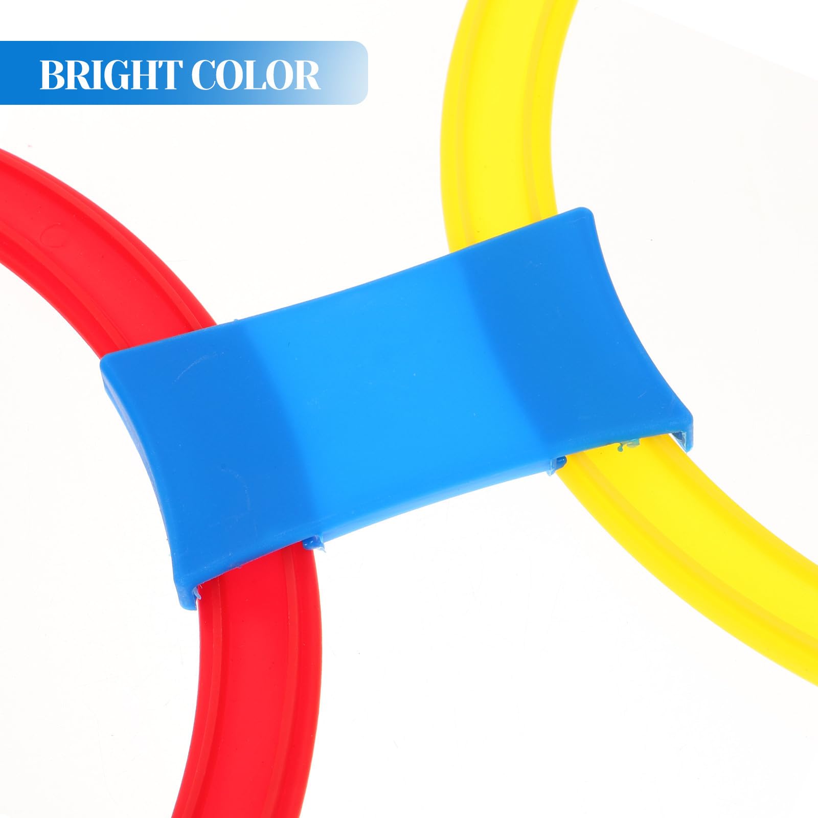 Juego Aros para Niños 28 Cm, 10 Piezas de Plástico PE Ecológico, Juego Interactivo Exterior para Coordinación y Actividades al Aire Libre