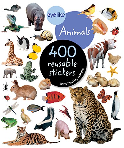 Workman Publishing Animals: 400 reusable stickers inspired by nature (Eye Like Stickers), multicolour, 1, 9780761169338