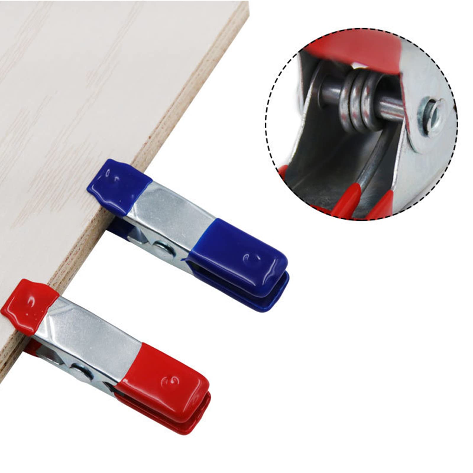 10Pack Crafting Metal Spring Clamp Nonslip Photography Woodworking Clip 2 Inch A Shaped Fixing Carpenter Accessory