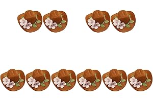 Mini Cowboy Hat for Bottles, Set of 4