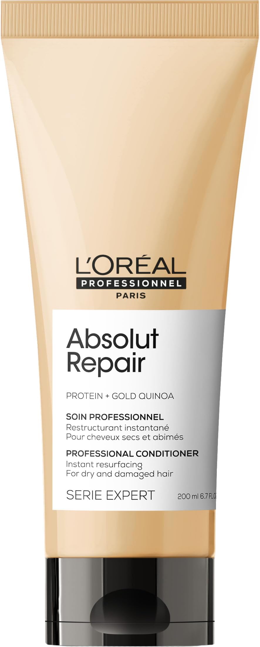 L’Oréal Professionnel | Absolut Repair Conditioner | Conditioner for Dry and Damaged Hair | Repair Conditioner for Soft and Shiny Hair | With Omega 9 & Protein | SERIE EXPERT | 200ml