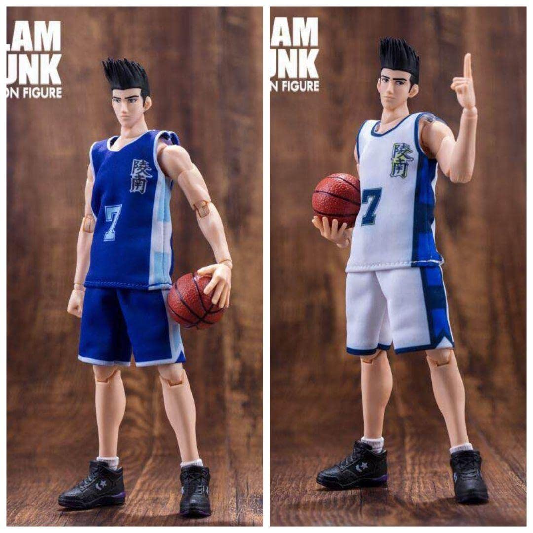 Amazon.co.jp: SLAM DUNK スラムダンク 海外限定◎仙道彰 白 青 可動 