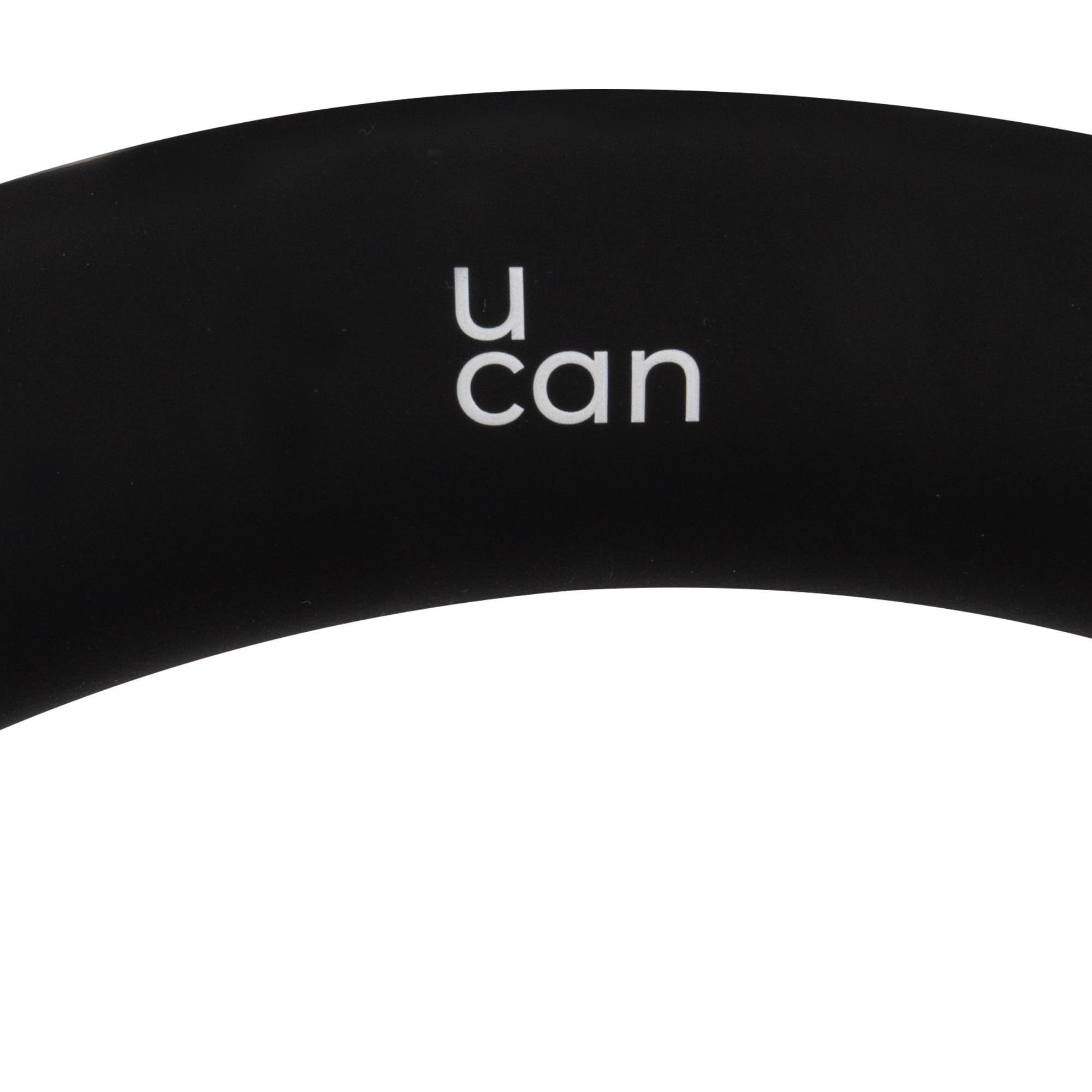 U can Gewichtsringe aus Silikon für Training, Widerstandsringe für Yoga, Pilates und Fitness, strafft Arme, Beine und Bauch, kompaktes Zubehör für Zuhause oder Fitnessstudio (Schwarz, 4,5 kg)