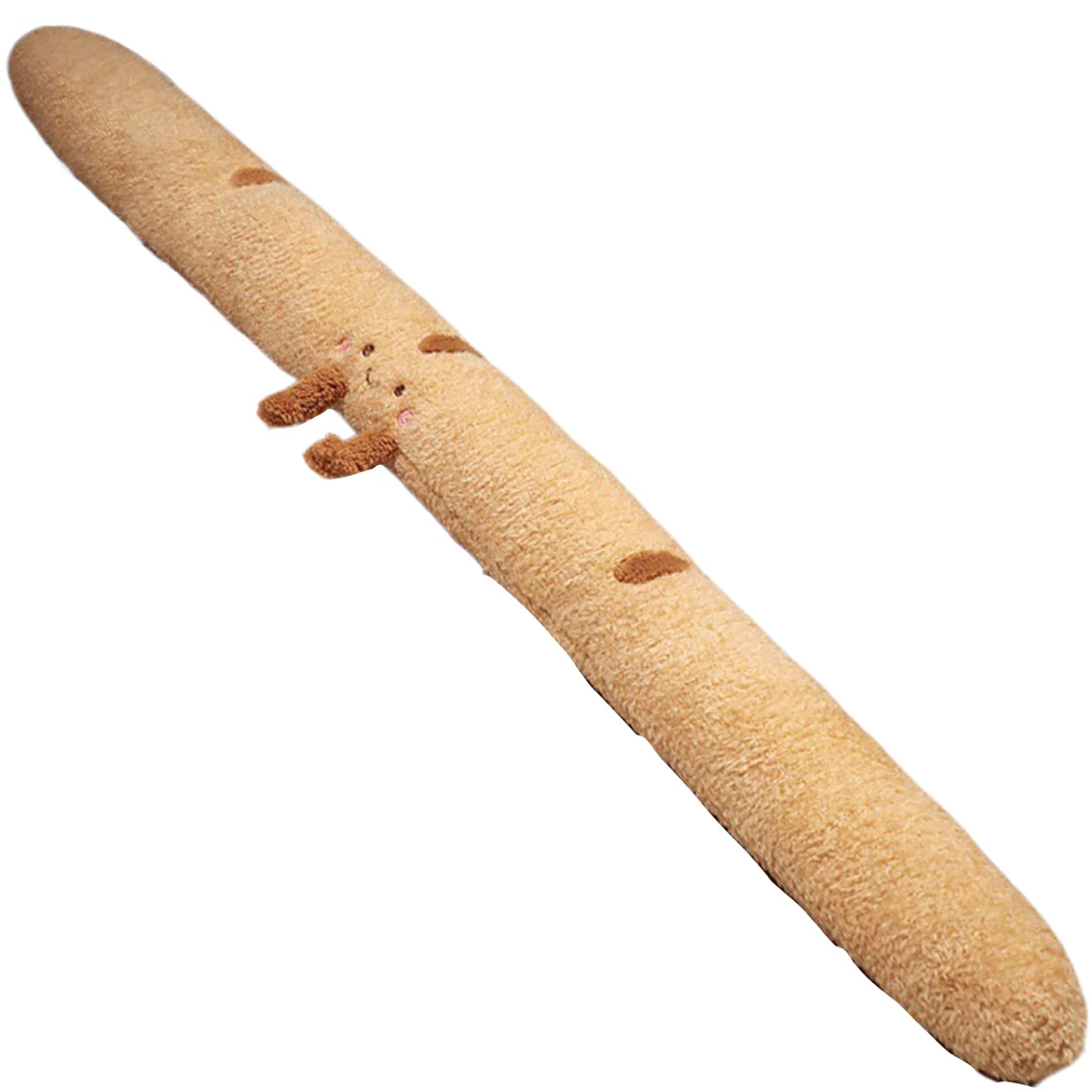 Comebachome Bread Pillow Cute Plush 47" Long Food Plushies Soft Cartoon Body Pillow for Sleeping Hugging Decorative Zippered Washable Full Body Pillow for Bed, Couch, Long Plush PillowBread Plush