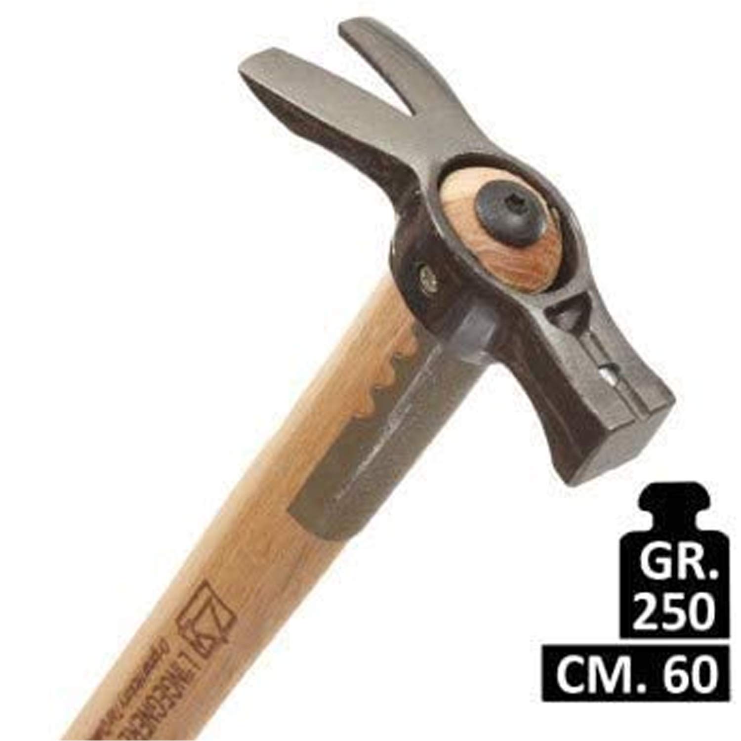 MARTELLO CARPENTIERE L'INGEGNERE FORGIATO TIPO GLADIO 250 GR MASS