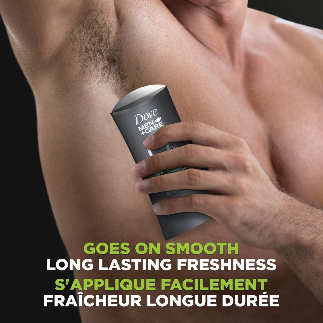 DOVE MEN + CARE Deodorant Stick for Aluminum free deodorant Lime+Sage Naturally Derived Plant Based Moisturizer, 10.4 Ounces, 2.6 Ounce (Pack of 4) : Beauty & Personal Care