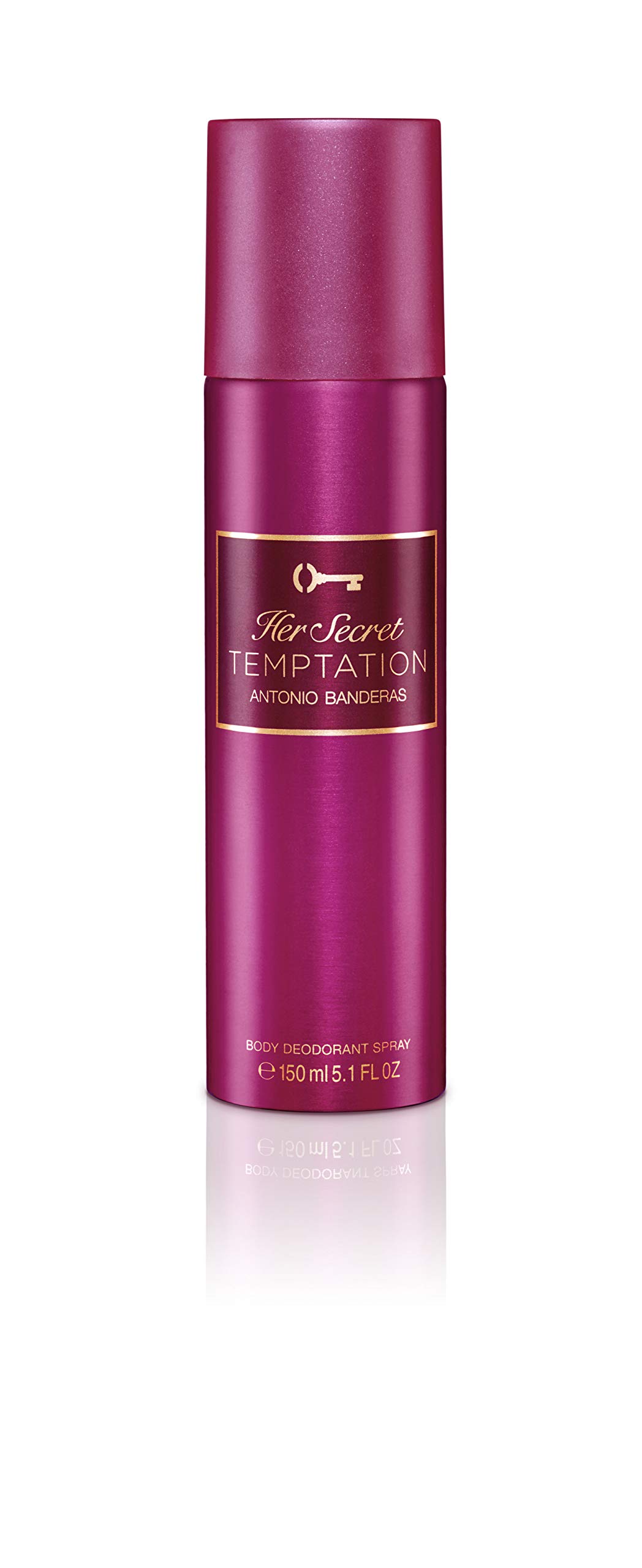 Antonio Banderas Her Secret Temptation 5 Oz Body Deodorant Spray For Women