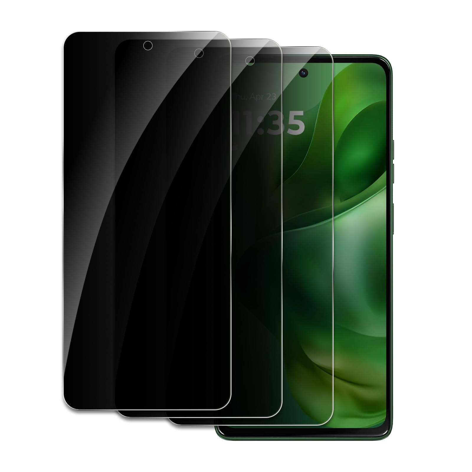 Privacy Screen Protector for Motorola Moto G Power 2025, Shatterproof Tempered Glass Accessories, Anti Spy Tempered Glass Film, Case Friendly Ultra