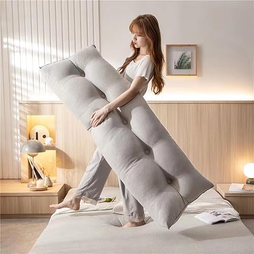 Miniatura 4 de Almohada triangular grande para cabecero de cama, almohada de respaldo para sentarse en la cama, almohada de apoyo de espalda para cama almohada de