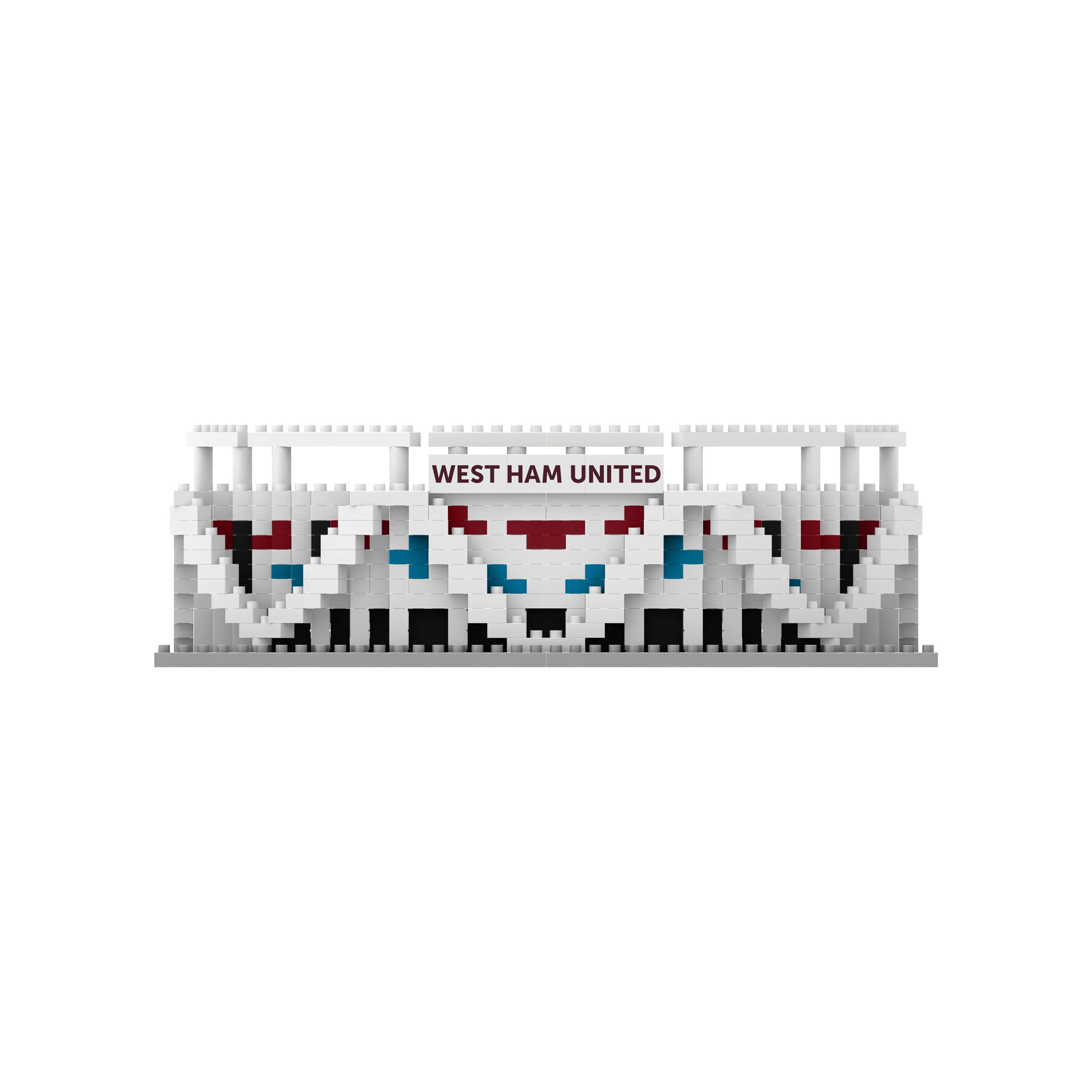 FOCO Offiziell Lizenziertes Mini-BRXLZ-Stadion-Spielzeugmodell (West Ham United FC)